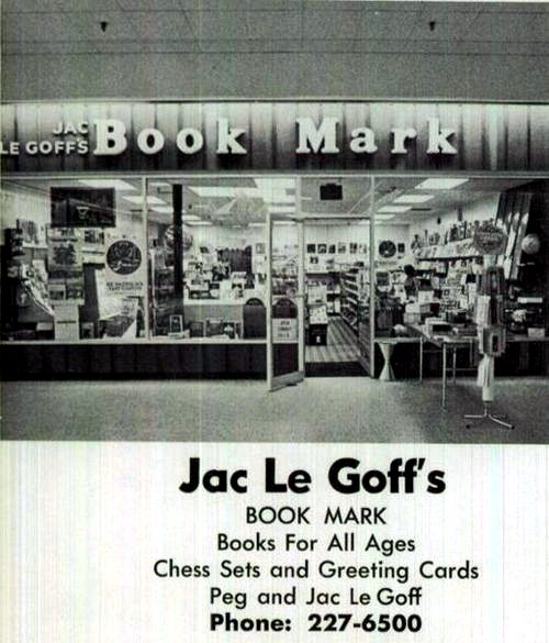 Brighton Mall - Jac Legoffs Book Mark 1973 (newer photo)